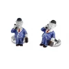 Sterling Silver Businessman Cufflinks