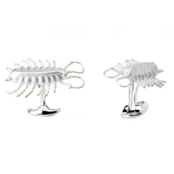 Sterling Silver Centipede Cufflinks