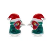 Sterling Silver Christmas Pheasant Cufflinks