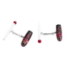 Sterling Silver Cigar And Match Cufflinks