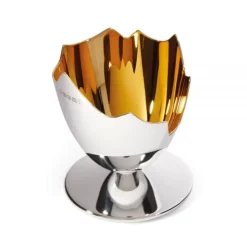 Sterling Silver Cracked Egg Cup
