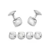 Sterling Silver Cushion Mother Of Pearl Dress Set