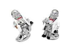 Sterling Silver Doctor Cufflinks