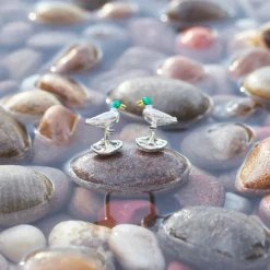 Sterling Silver Duck Cufflinks