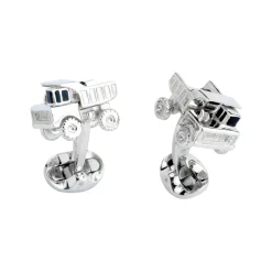 Sterling Silver Dumper Truck Cufflinks