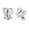 Sterling Silver Elephant Head Cufflinks