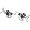 Sterling Silver Enamel Digger Cufflinks