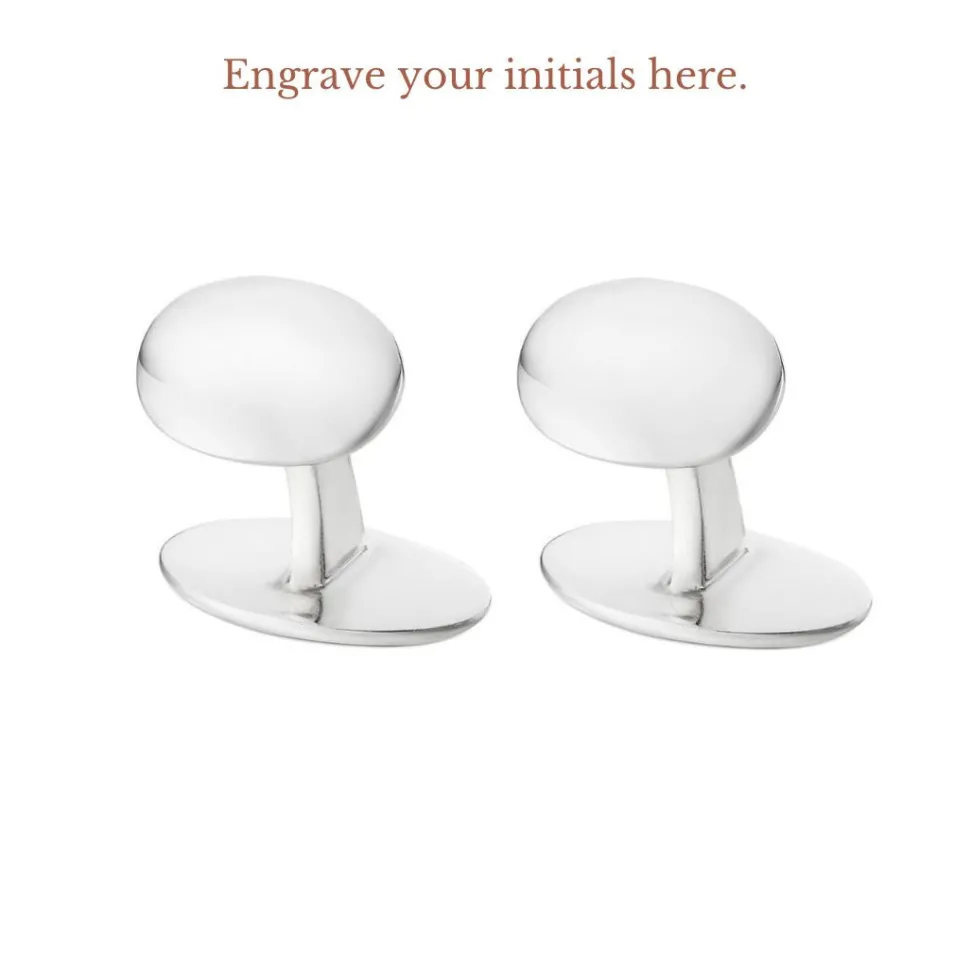 Sterling Silver Enamel Lime Wedge Cufflinks