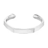 Sterling Silver Facetted Bangle