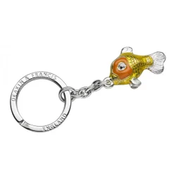 Sterling Silver Fish Keyring