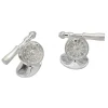 Sterling Silver Fly Fishing Reel Cufflinks