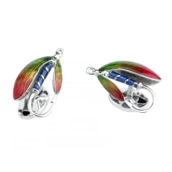 Sterling Silver Fly Fishing Cufflinks