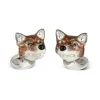 Sterling Silver Fox Head Cufflinks