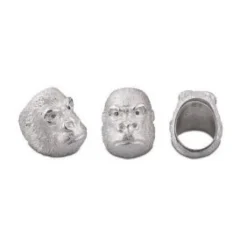 Sterling Silver Grumpy Gorilla Ring