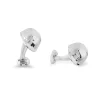 Sterling Silver Hard Hat Cufflinks