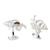 Sterling Silver Hermit Crab Cufflinks