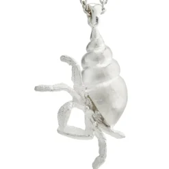 Sterling Silver Hermit Crab Pendant