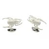 Sterling Silver Horn Beetle Cufflinks