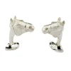 Sterling Silver Horse Head Cufflinks