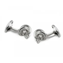 Sterling Silver Knot Cufflinks