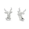 Sterling Silver Kudu Deer Cufflinks