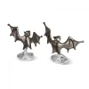 Sterling Silver 'Lurking' Bat Cufflinks