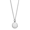Sterling Silver 18mm Disc Pendant with Chain