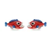 Sterling Silver Monster Fish Cufflinks