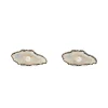 Sterling Silver Oxidised Oyster And Pearl Cufflinks