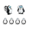 Sterling Silver Penguin Dress Set
