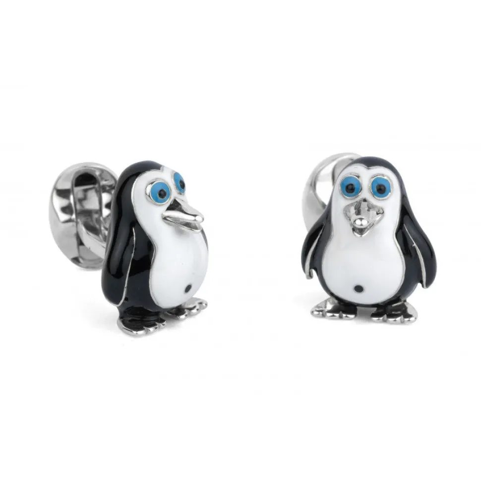 Sterling Silver Penguin Dress Set