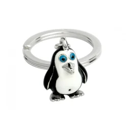 Sterling Silver Penguin Keyring