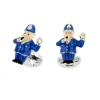 Sterling Silver Policeman Cufflinks