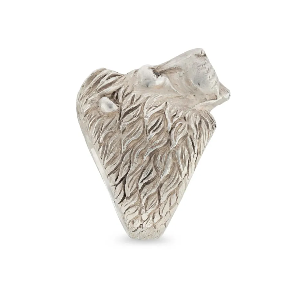 Sterling Silver Proud Lion Ring