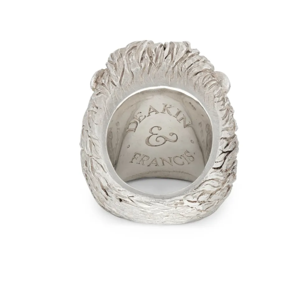 Sterling Silver Proud Lion Ring