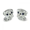 Sterling Silver Pug Dog Cufflinks