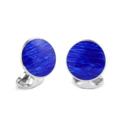 Sterling Silver Royal Blue Cufflinks