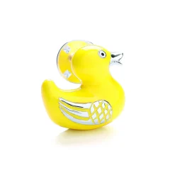 Sterling Silver Rubber Duck Lapel Pin