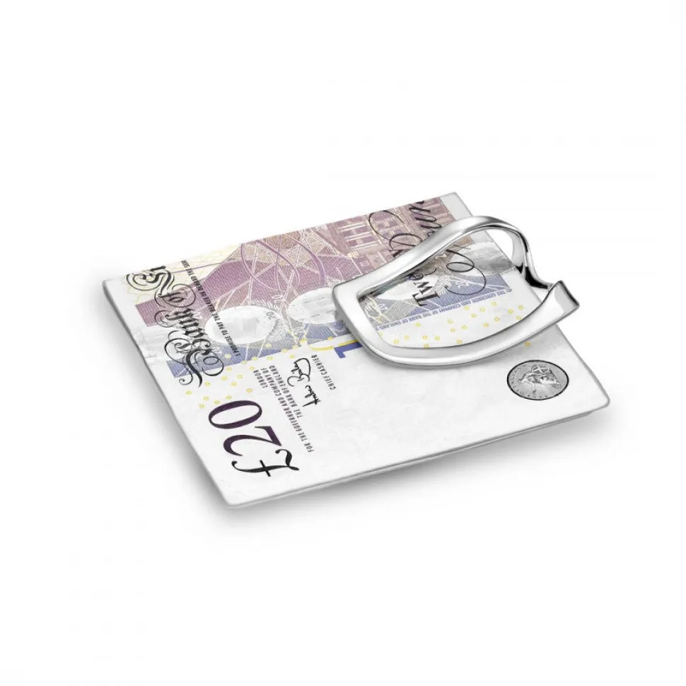 Sterling Silver Saddle Money Clip