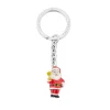 Sterling Silver Santa Keyring