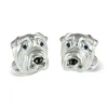 Sterling Silver Sharpei Dog Cufflinks