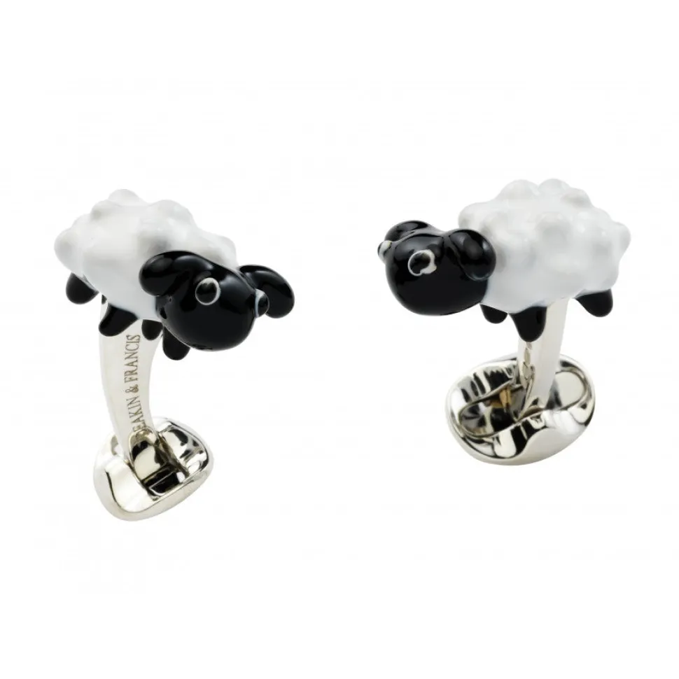 Sterling Silver Sheep Cufflinks