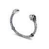 Sterling Silver Skull Bangle