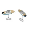 Sterling Silver Speed Boat Cufflinks