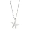 Sterling Silver Starfish Pendant and Chain