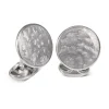Sterling Silver Summer Haze Enamel Cufflinks in Silver