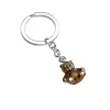 Sterling Silver Teddy Keyring