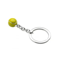Sterling Silver Tennis Ball Keyring