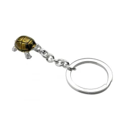 Sterling Silver Tortoise Keyring