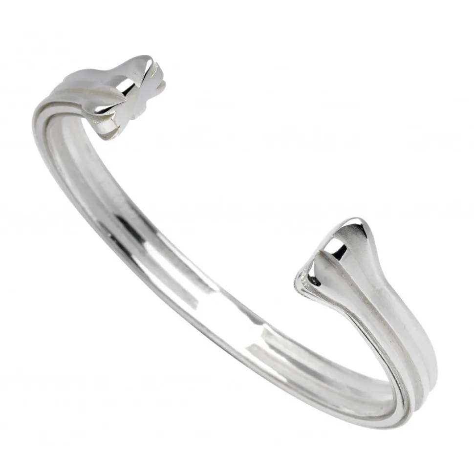 Sterling Silver Union Jack Bangle